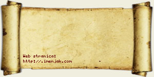 Hana Borovnjak vizit kartica